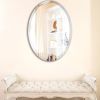 Oval 36 x 24-inch Beveled Bathroom Living Room Vanity Frameless Wall Mirror