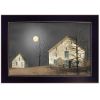 Trendy Decor 4U "Still of the Night" Framed Wall Art, Modern Home Decor Framed Print for Living Room, Bedroom & Farmhouse Wall Decoration by Billy Jac