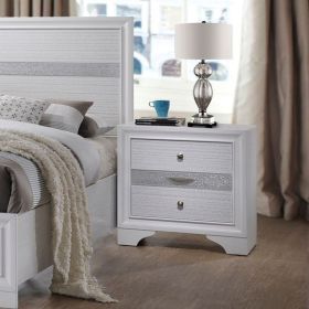 Naima Nightstand in White