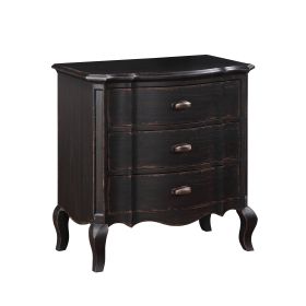 ACME Chelmsford Nightstand, Black Antique Finish BD02297