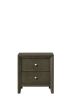 ACME Ilana Nightstand, Gray Finish 28473