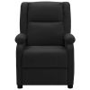 Massage Chair Black Faux Leather