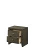 ACME Ilana Nightstand, Gray Finish 28473