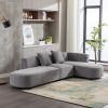 L-Shaped Sectional Luxury Modern Style Living Room Upholstery Sofa