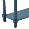 Console Table Sofa Table for Entryway with Drawers and Long Shelf Rectangular