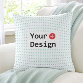 POD Home Fashion Simple Pillow Cover Customized Contact Business (Option: Photo Color-16x16inch)