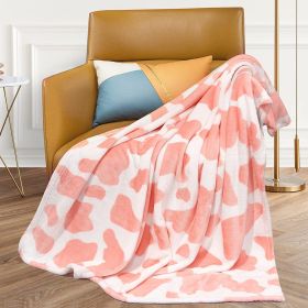 Cow Printing Blanket Digital Flannel (Option: Style 4-100X150)