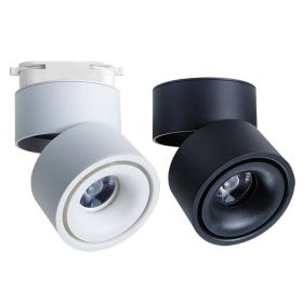 Folding Spotlight Led Surface Mounted Ceiling (Option: 7w-Blackbody Neutral Light Orbit)